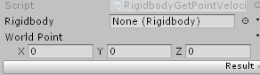 Rigidbody.GetPointVelocity