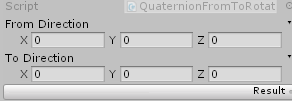 Quaternion.FromToRotation