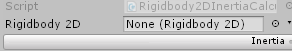 Rigidbody2D.Inertia