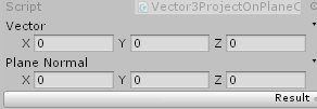Vector3.ProjectOnPlane