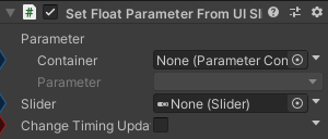 SetFloatParameterFromUISlider