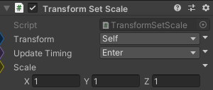 TransformSetScale