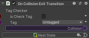 OnCollisionExitTransition