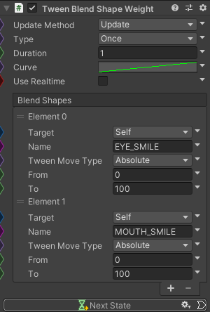 TweenBlendShapeWeight