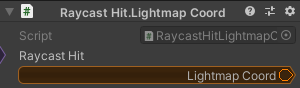 RaycastHit.LightmapCoord