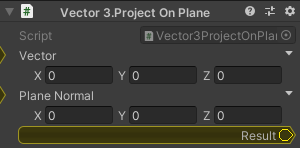 Vector3.ProjectOnPlane