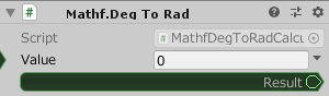 Mathf.DegToRad