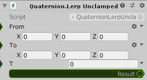 Quaternion.LerpUnclamped