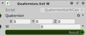 Quaternion.SetW