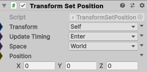 TransformSetPosition