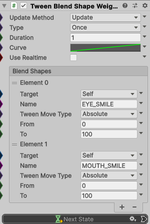 TweenBlendShapeWeight