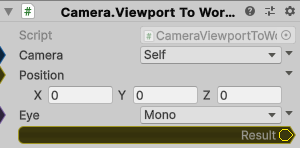 Camera.ViewportToWorldPoint