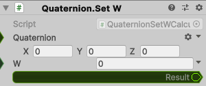 Quaternion.SetW