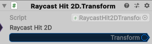 RaycastHit2D.Transform