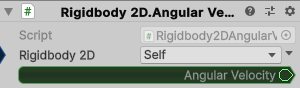 Rigidbody2D.AngularVelocity