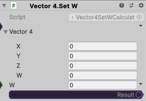 Vector4.SetW