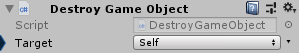 DestroyGameObject