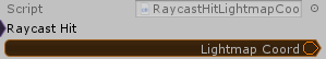 RaycastHit.LightmapCoord