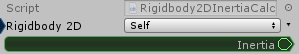 Rigidbody2D.Inertia