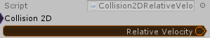 Collision2D.RelativeVelocity