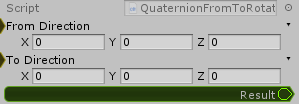 Quaternion.FromToRotation