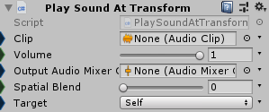 PlaySoundAtTransform