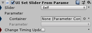 UISetSliderFromParameter