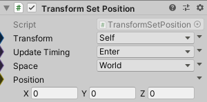 TransformSetPosition