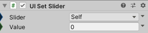 UISetSlider