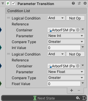 ParameterTransition