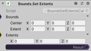 Bounds.SetExtents