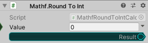 Mathf.RoundToInt