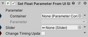 SetFloatParameterFromUISlider