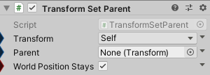 TransformSetParent