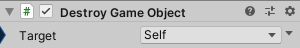 DestroyGameObject