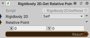 Rigidbody2D.GetRelativePointVelocity