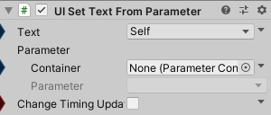 UISetTextFromParameter