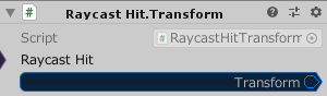 RaycastHit.Transform
