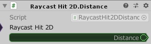 RaycastHit2D.Distance