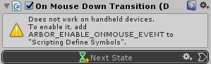 OnMouseDownTransition