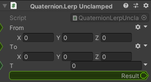 Quaternion.LerpUnclamped