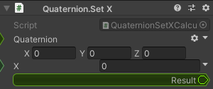 Quaternion.SetX