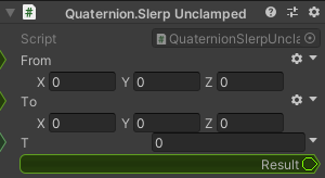 Quaternion.SlerpUnclamped