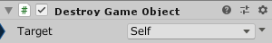 DestroyGameObject
