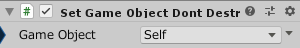SetGameObjectDontDestroyOnLoad