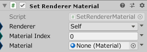 SetRendererMaterial