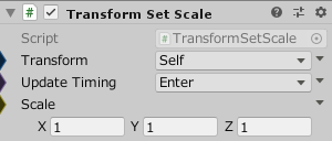 TransformSetScale