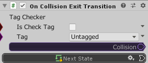 OnCollisionExitTransition