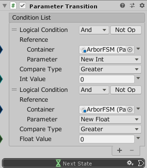 ParameterTransition