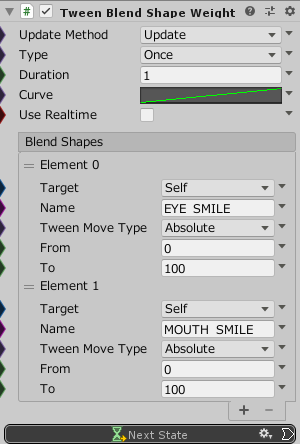 TweenBlendShapeWeight